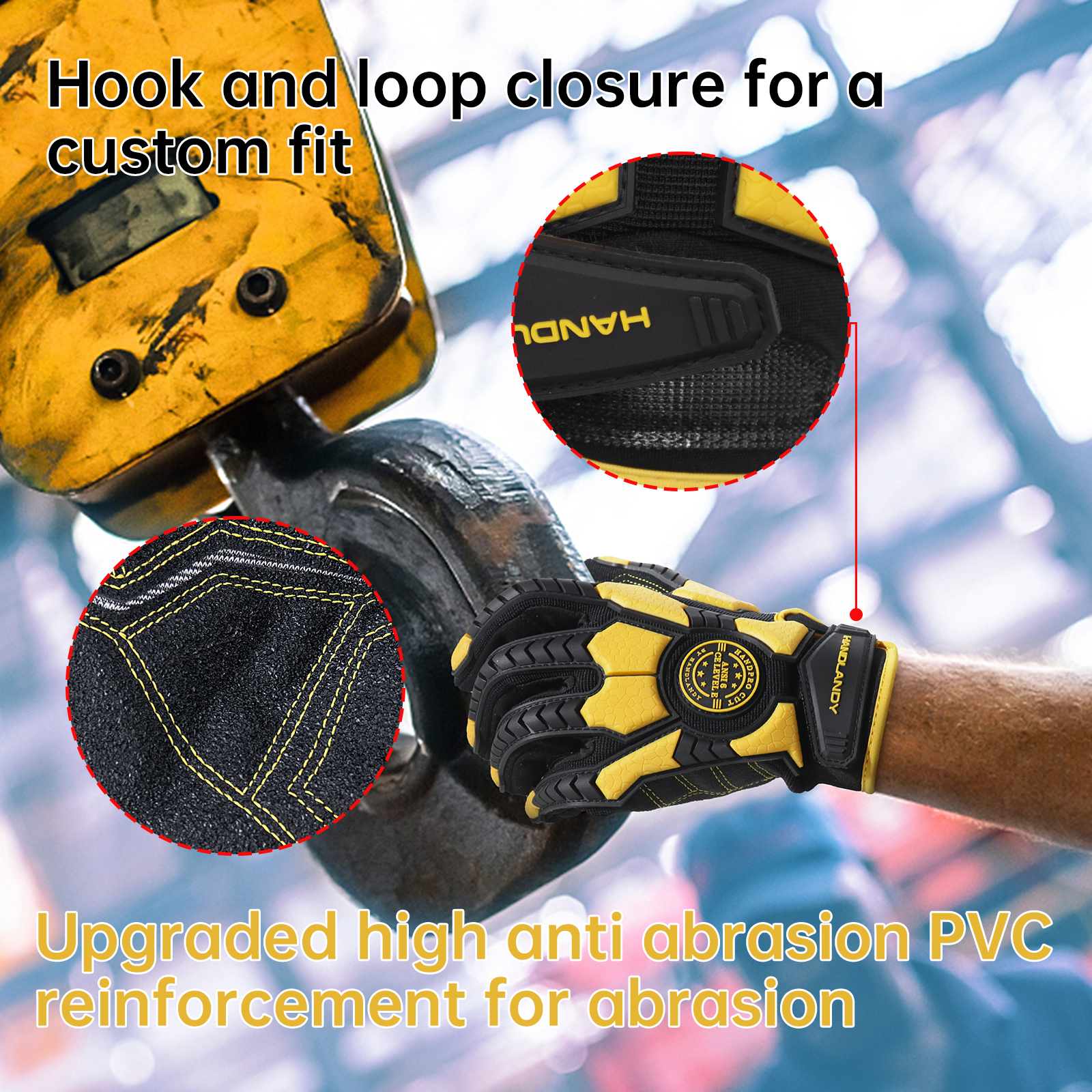 Heavy Duty Work Gloves, Cut 6  - Work Glove Impact ulasan dan harga