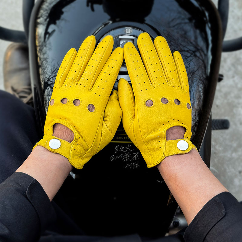 Genuine Leather Gloves for Men - Leather Driving Glove ulasan dan harga