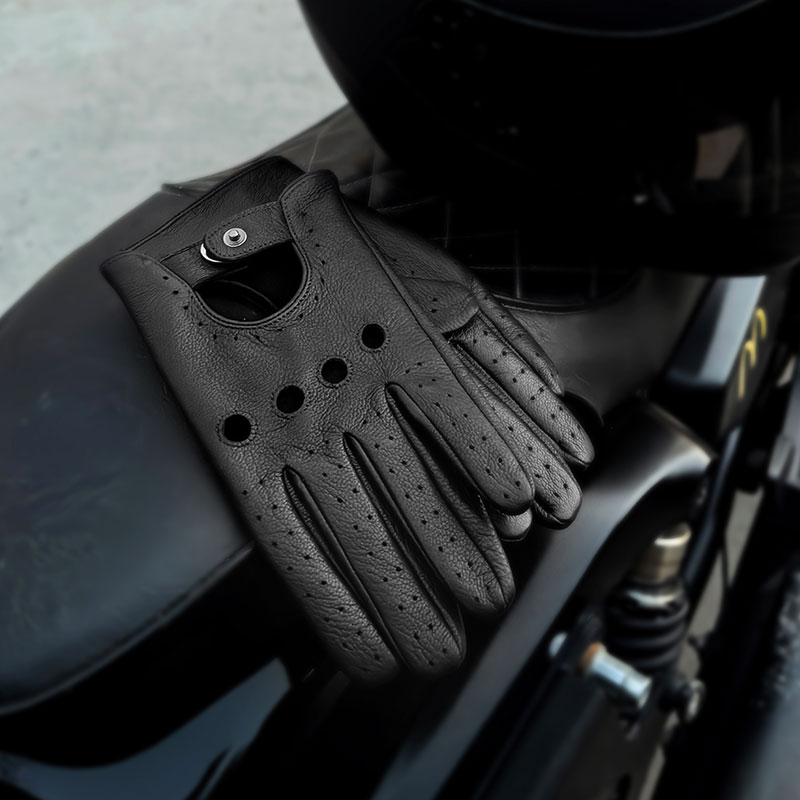 Genuine Leather Gloves for Men - Leather Driving Glove ulasan dan harga