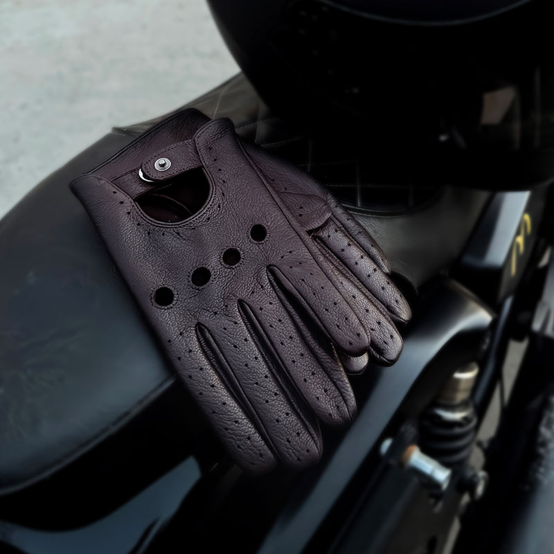 Genuine Leather Gloves for Men - Leather Driving Glove ulasan dan harga