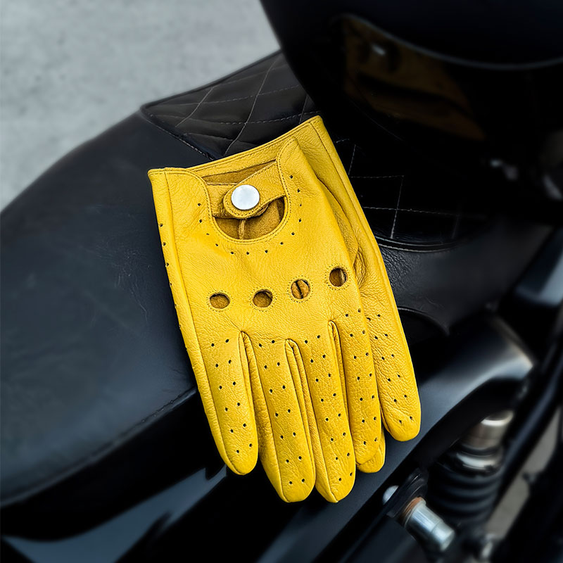 Genuine Leather Gloves for Men - Leather Driving Glove ulasan dan harga