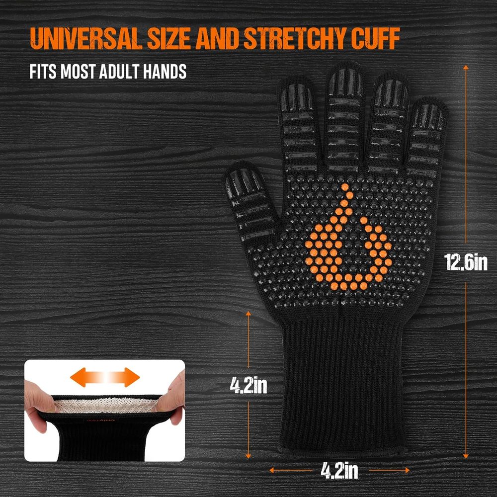 Heat Resistant Grill Gloves fo - Heat Resistant Glove ulasan dan harga