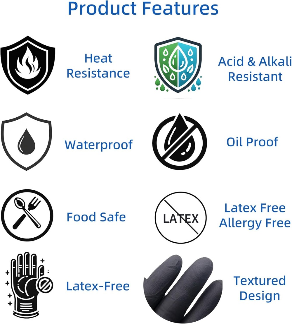 Heat Resistant BBQ Gloves: 4 R - Heat Resistant Glove ulasan dan harga