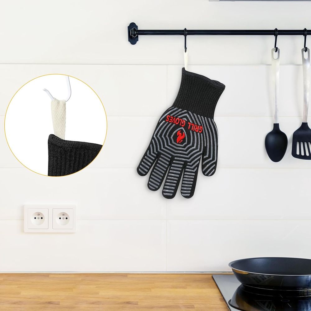 Silicone Heat Resistant Grilli - Oven Mitt Silicone ulasan dan harga