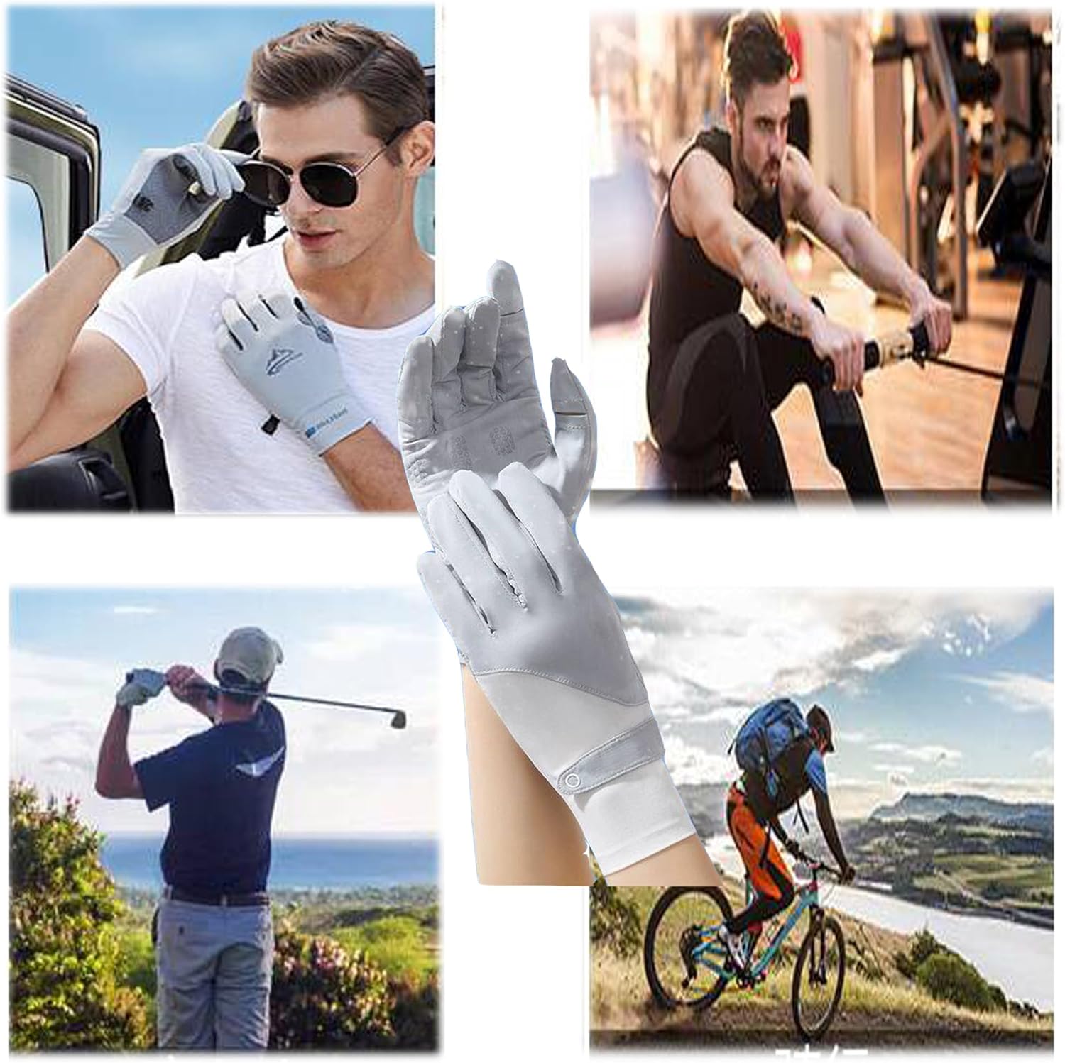Full Finger Summer Bike Cyclin - Cycling Glove Padded ulasan dan harga