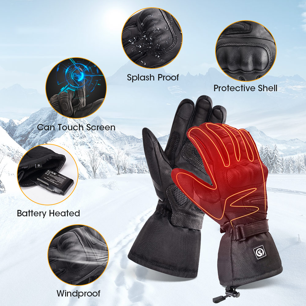 Snow Deer Winter Electric Heat - Ski Glove Waterproof ulasan dan harga
