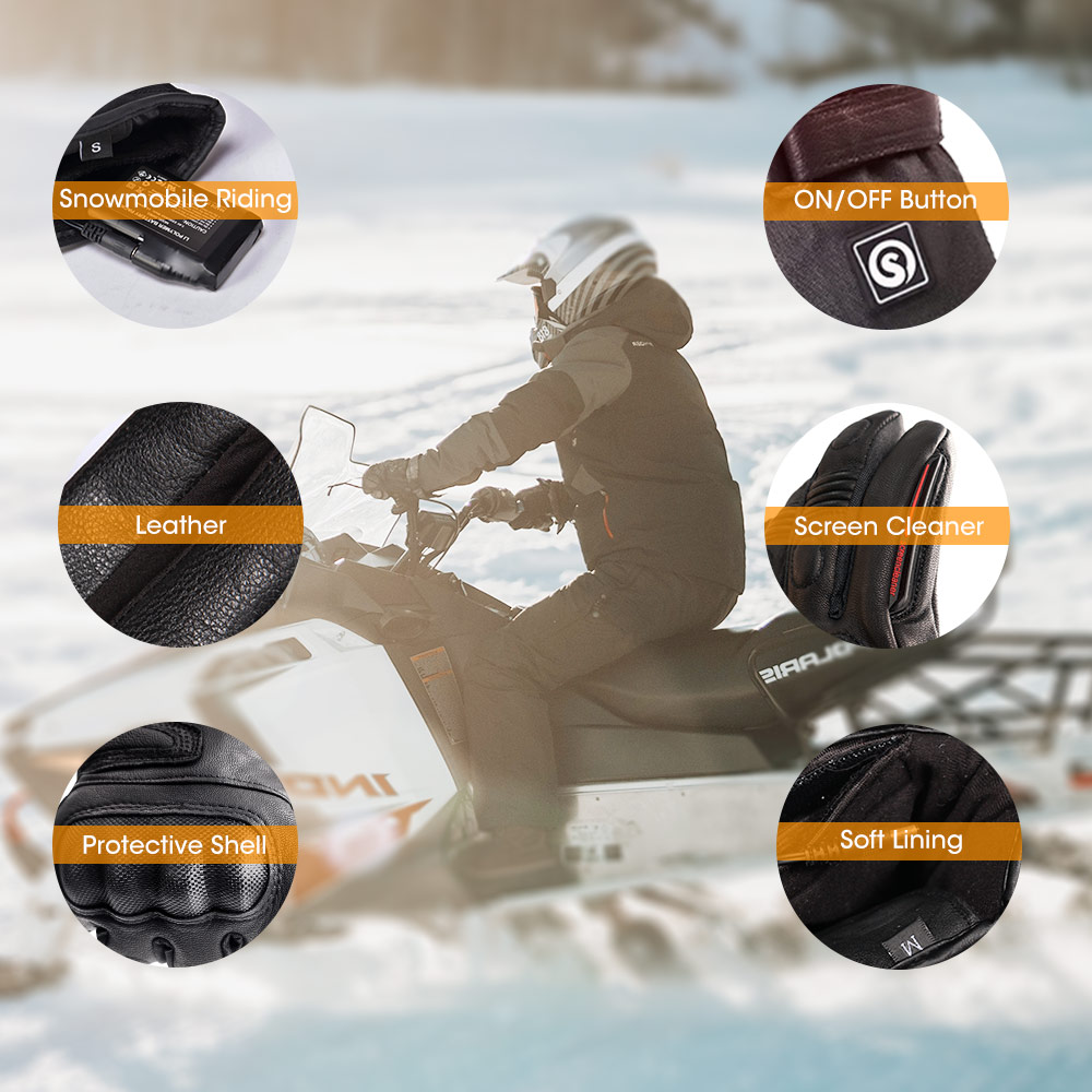 Snow Deer Winter Electric Heat - Ski Glove Waterproof ulasan dan harga