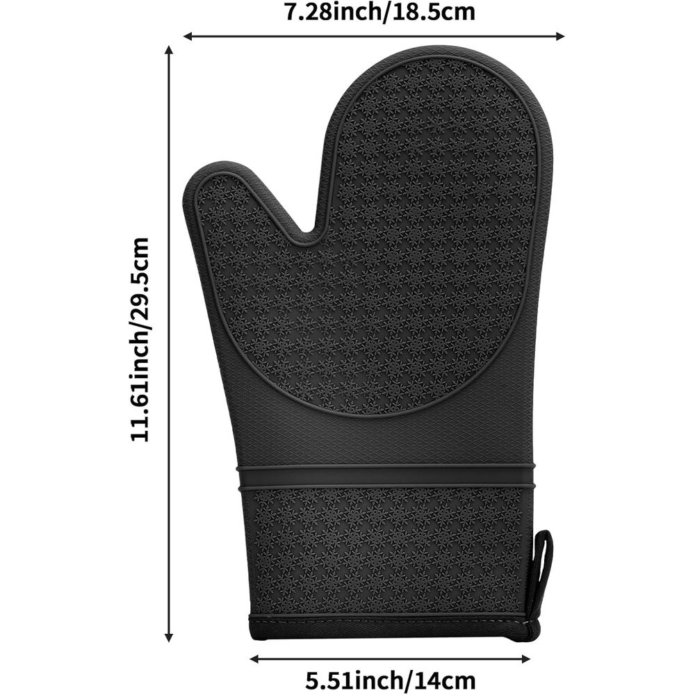 Heat Resistant Silicone Oven M - Oven Mitt Silicone ulasan dan harga