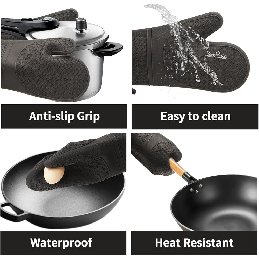 Heat Resistant Silicone Oven M - Oven Mitt Silicone ulasan dan harga