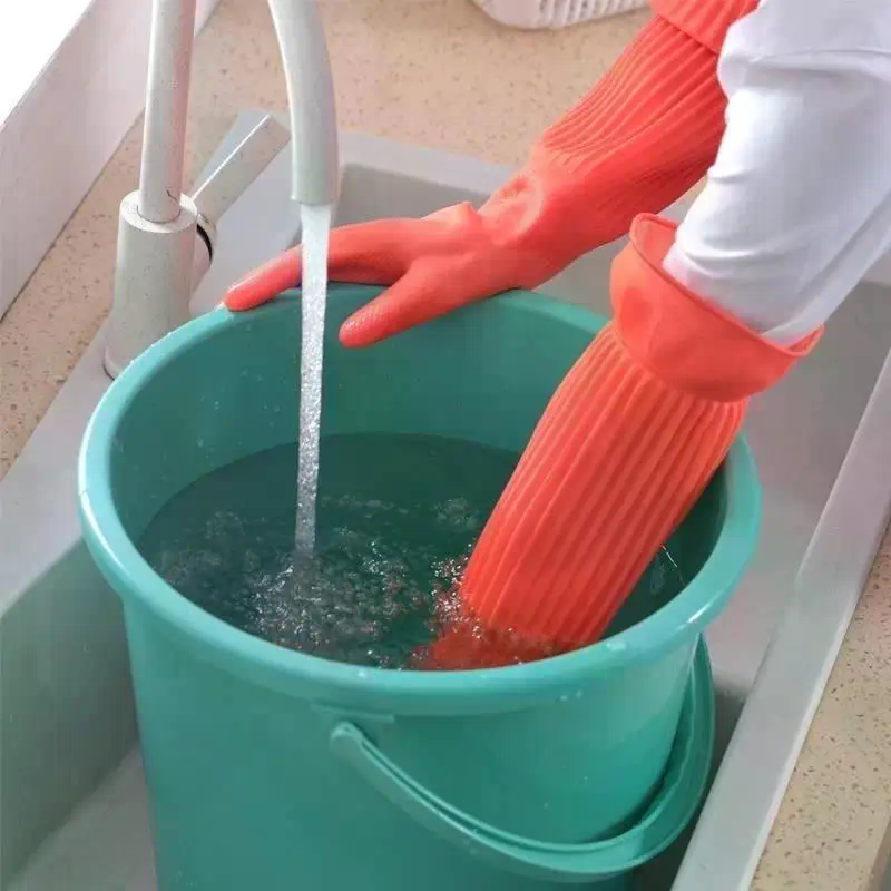 Long Reusable Rubber Dishwashi - Dish Glove Rubber ulasan dan harga