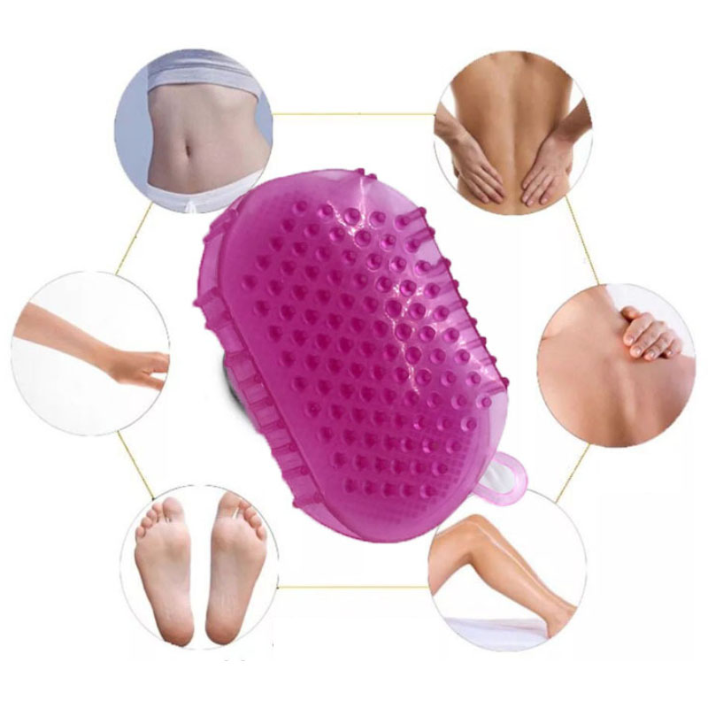 New Silicone Massage Scrub Glo - Rubber Glove Cleaning ulasan dan harga