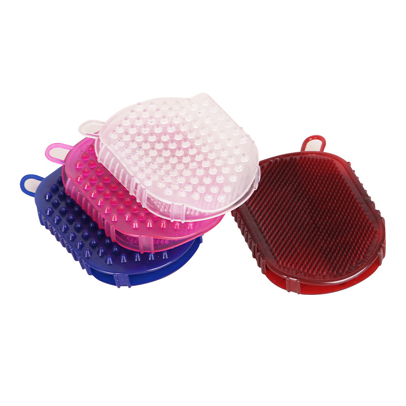 New Silicone Massage Scrub Glo - Rubber Glove Cleaning ulasan dan harga