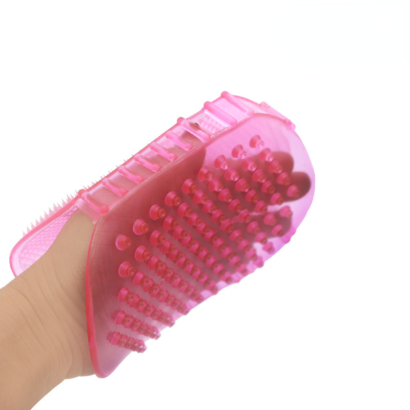 New Silicone Massage Scrub Glo - Rubber Glove Cleaning ulasan dan harga