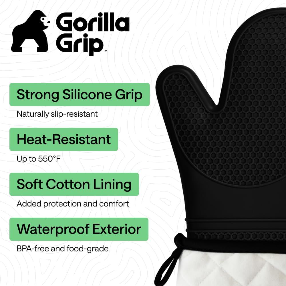 Heat Resistant Silicone Oven M - Oven Mitt Silicone ulasan dan harga
