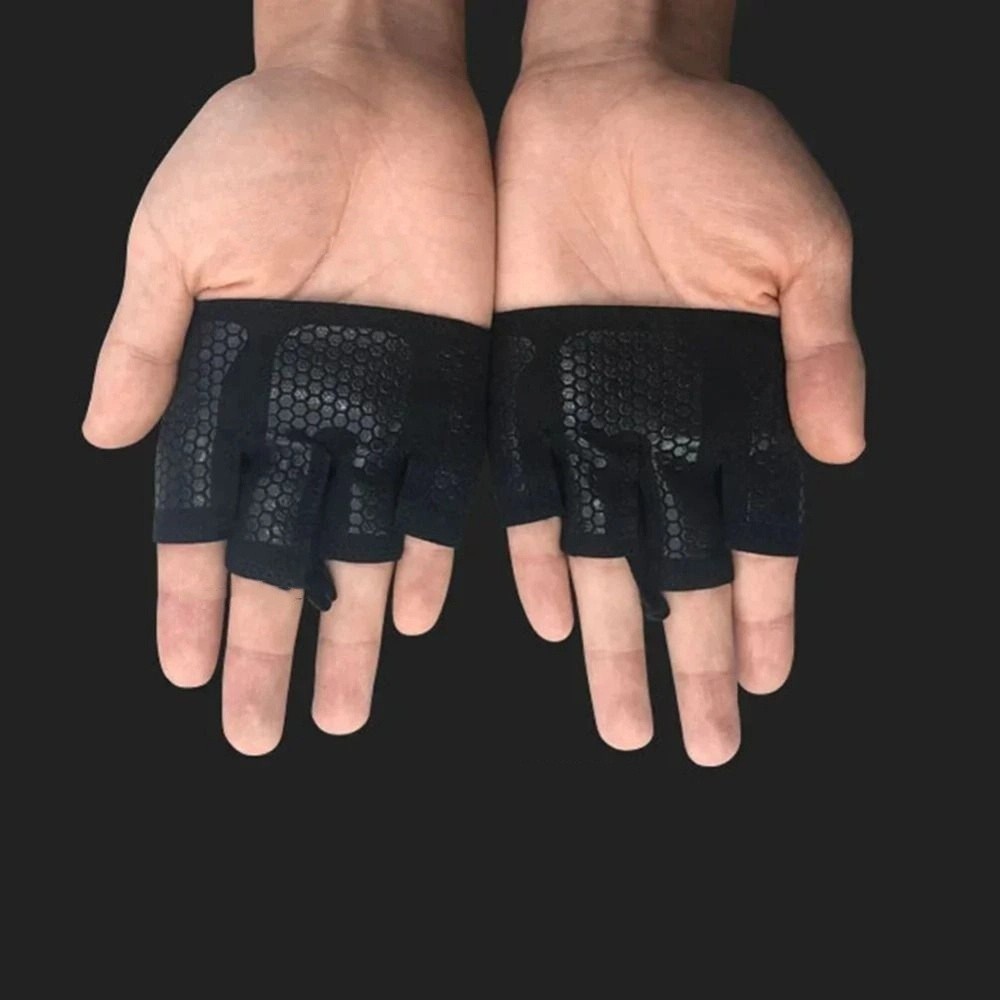 1 pair Breathable Gym Half Fin - Workout Glove Gym ulasan dan harga