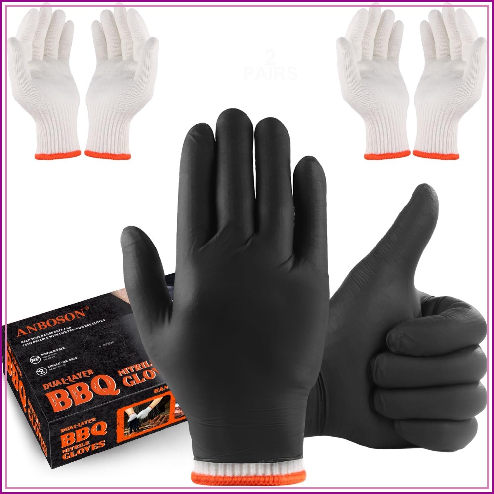 Disposable BBQ Gloves 100 Pack - Heat Resistant Glove ulasan dan harga