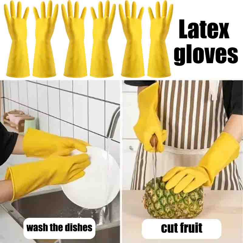 1-10PCS Portable Waterproof Th - Dish Glove Rubber ulasan dan harga