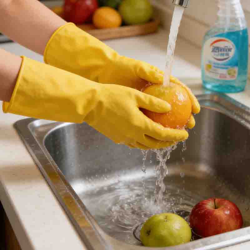 1-10PCS Portable Waterproof Th - Dish Glove Rubber ulasan dan harga