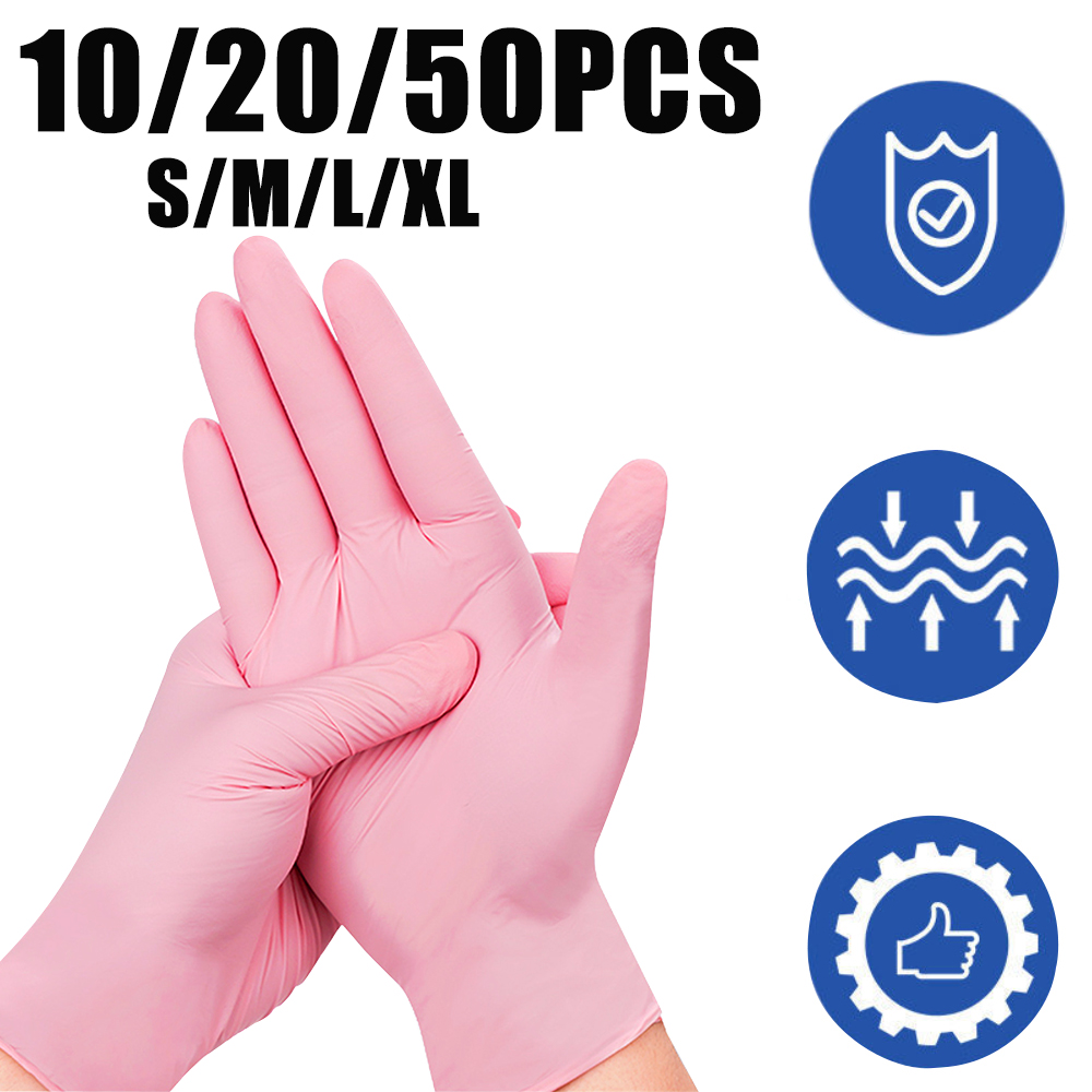10/20/50pcs Nitrile Gloves For - Nitrile Mechanic Glove ulasan dan harga