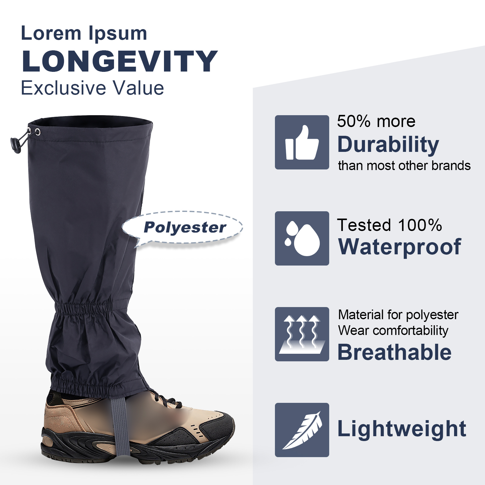 Lixada Gaiters Outdoor Skiing  - Gardening Glove Waterproof ulasan dan harga