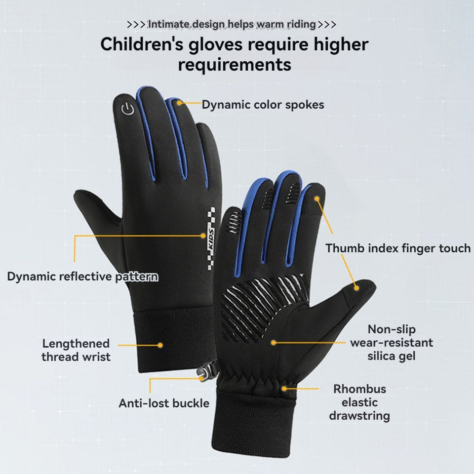 Winter Children's Gloves Padde - Ski Glove Waterproof ulasan dan harga