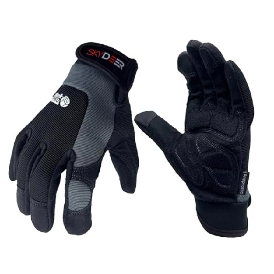Touch Screen Leather Work Glov - Work Glove Impact ulasan dan harga