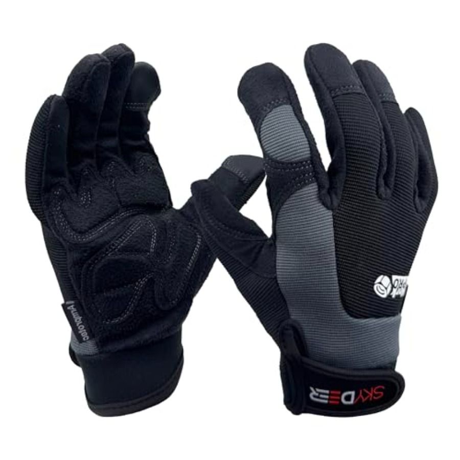 Touch Screen Leather Work Glov - Work Glove Impact ulasan dan harga