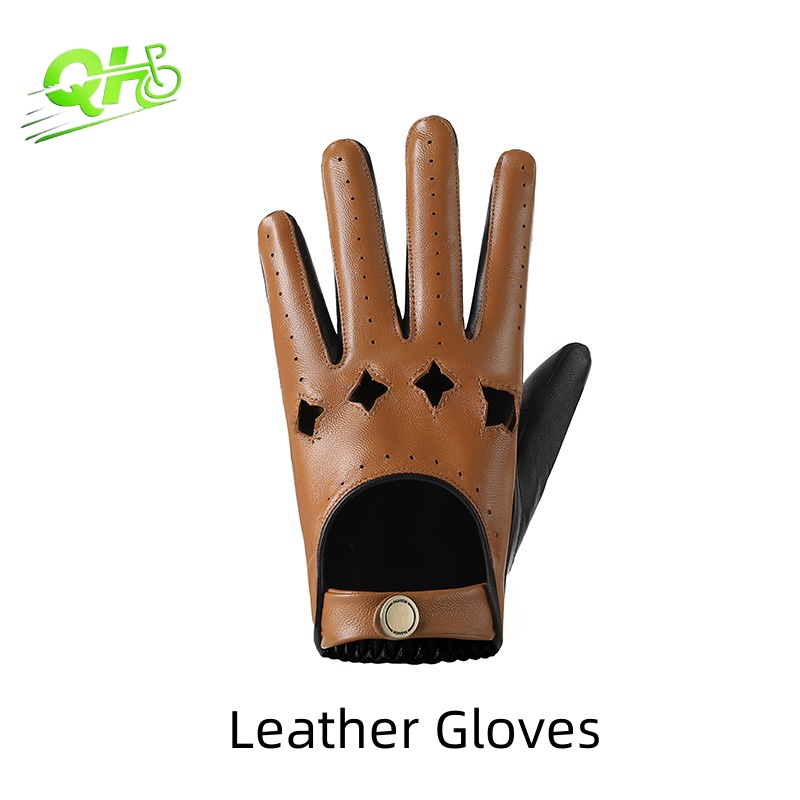 Men Leather Gloves Motorcycle  - Leather Driving Glove ulasan dan harga