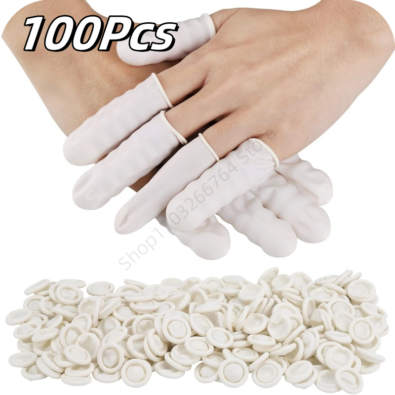 100Pcs Disposable Fingertips P - Latex Disposable Glove ulasan dan harga