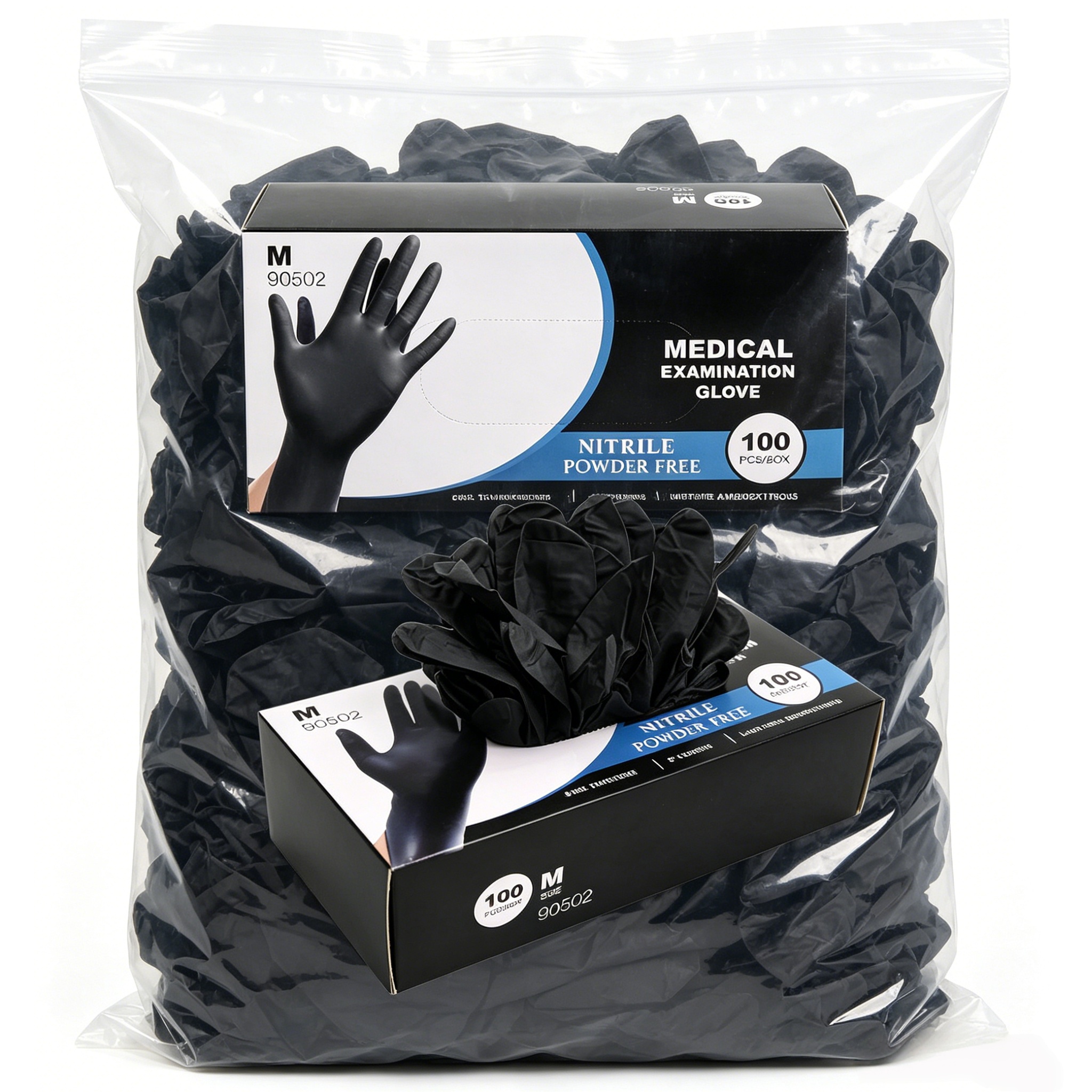 Black Nitrile Gloves Disposabl - Nitrile Mechanic Glove ulasan dan harga