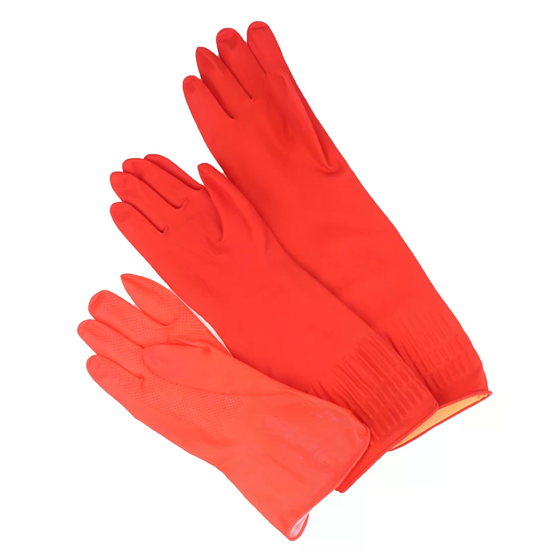 1Pair Latex Long Dish Washing  - Dish Glove Rubber ulasan dan harga