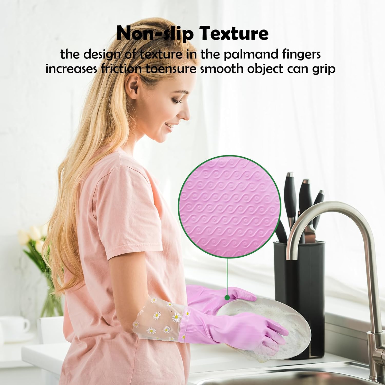 Reusable Rubber Cleaning Glove - Rubber Glove Cleaning ulasan dan harga