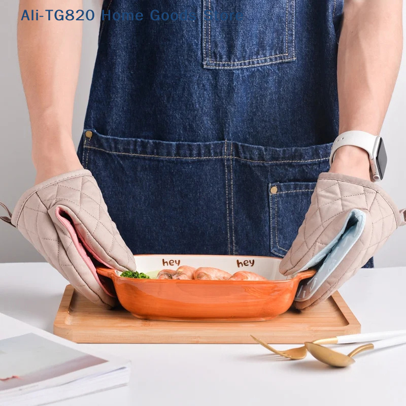 Silicone Anti-scalding Oven Gl - Oven Mitt Silicone ulasan dan harga