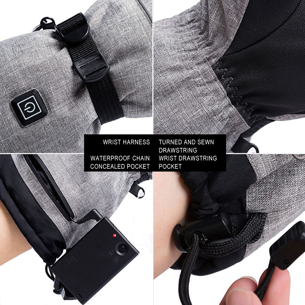 Electric Heated Gloves Men Wom - Ski Glove Waterproof ulasan dan harga