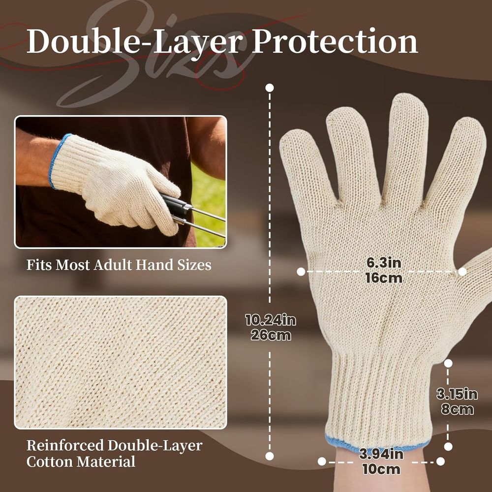 Heat-Resistant BBQ Gloves - Fu - Heat Resistant Glove ulasan dan harga