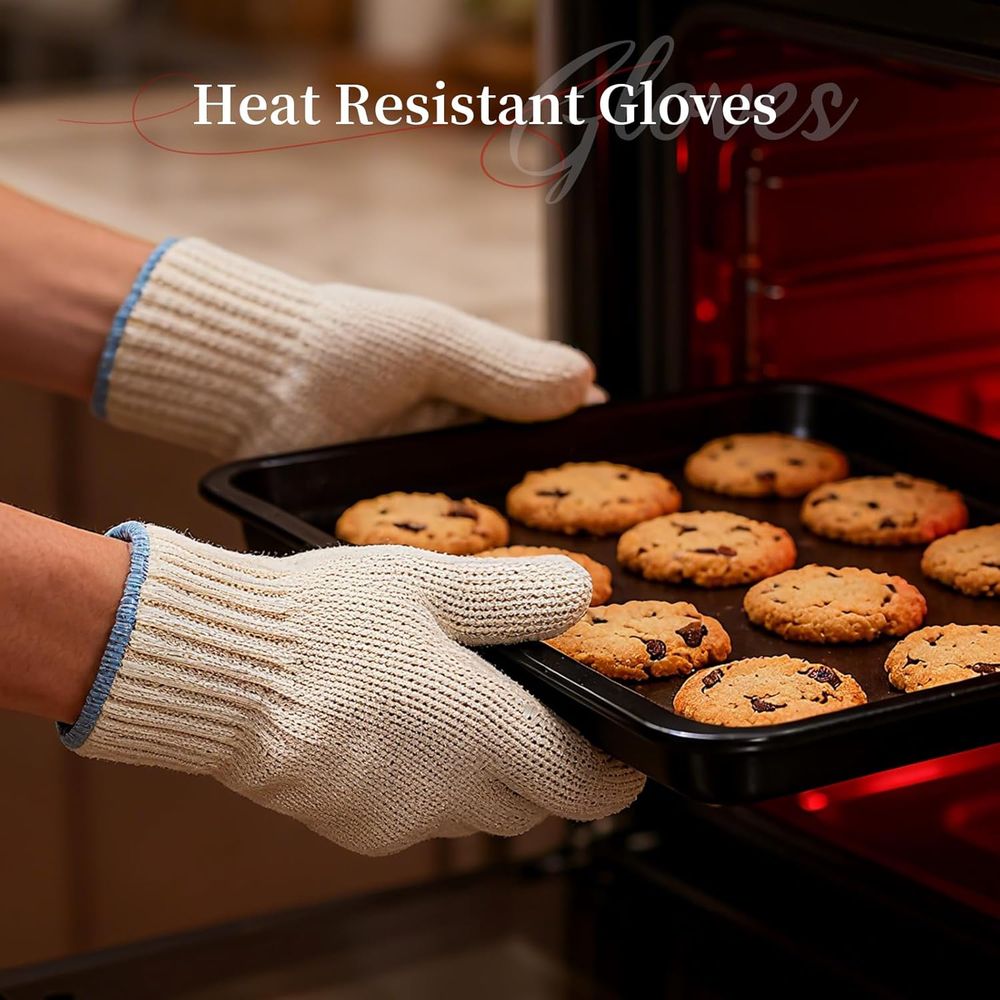 Heat-Resistant BBQ Gloves - Fu - Heat Resistant Glove ulasan dan harga