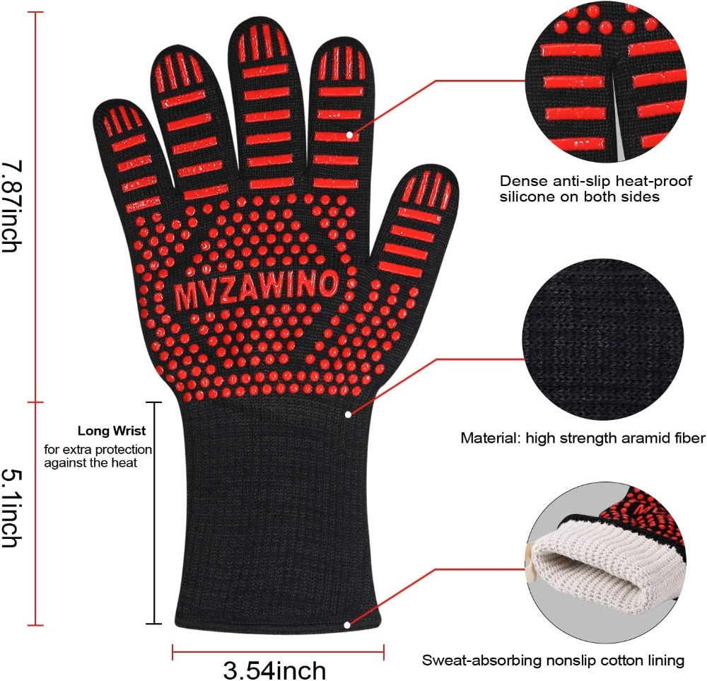 1472°F Extreme Heat Resistant  - Heat Resistant Glove ulasan dan harga