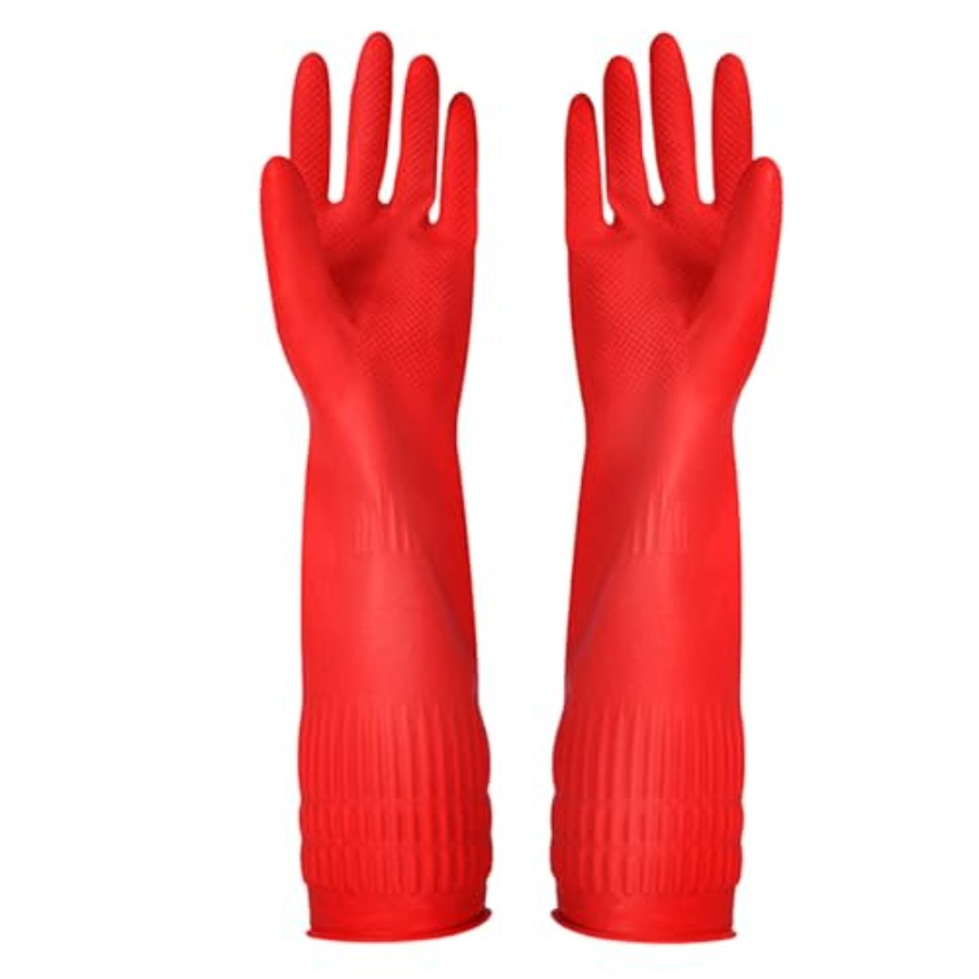 Rubber Cleaning Gloves Kitchen - Rubber Glove Cleaning ulasan dan harga