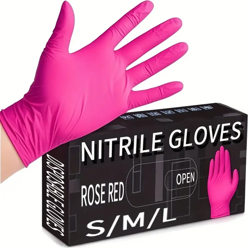 Fuchsia Nitrile Disposable Glo - Nitrile Mechanic Glove ulasan dan harga