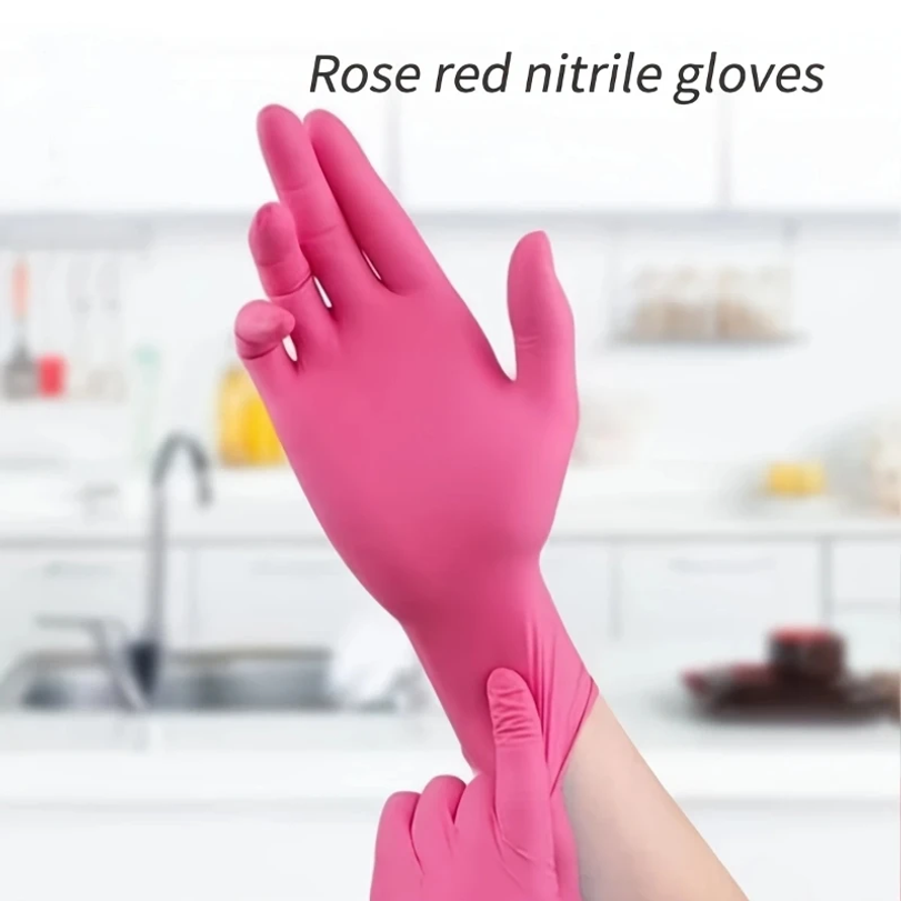 Fuchsia Nitrile Disposable Glo - Nitrile Mechanic Glove ulasan dan harga