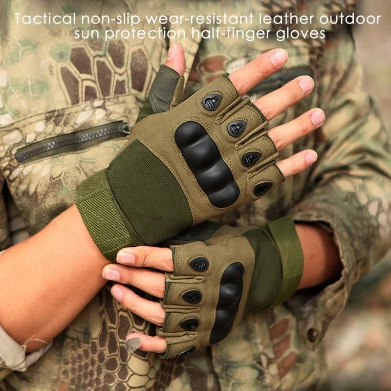 Half Finger Men's Gloves Outdo - Cycling Glove Padded ulasan dan harga