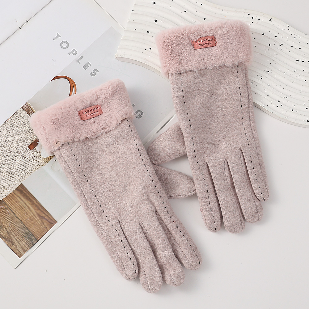 Women Winter Gloves Flip Top F - Wool Glove Lined ulasan dan harga