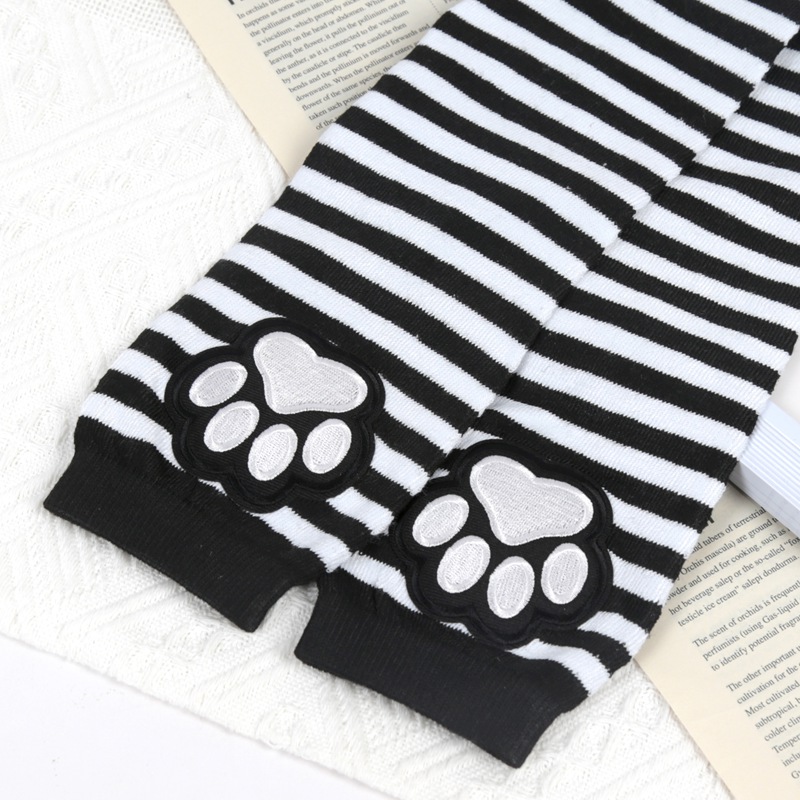 Unisex Black Fingerless Gloves - Fingerless Glove Knit ulasan dan harga