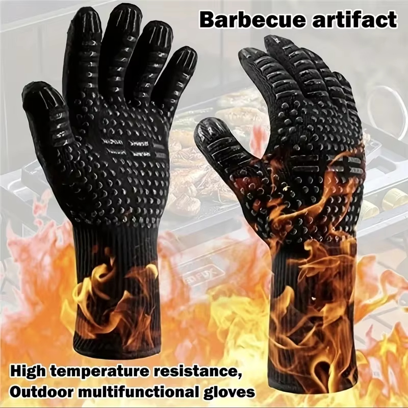 1 Pair Oven Gloves Oven Mitts  - Oven Mitt Silicone ulasan dan harga