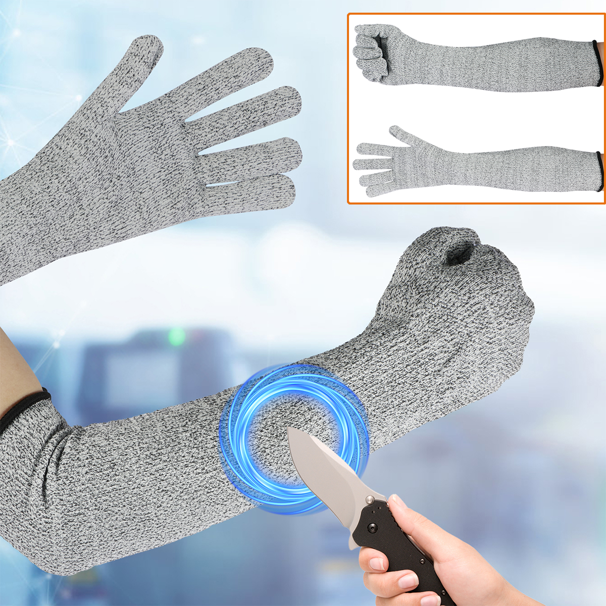 Breathable HPPE Cut Resistant  - Cut Resistant Glove ulasan dan harga