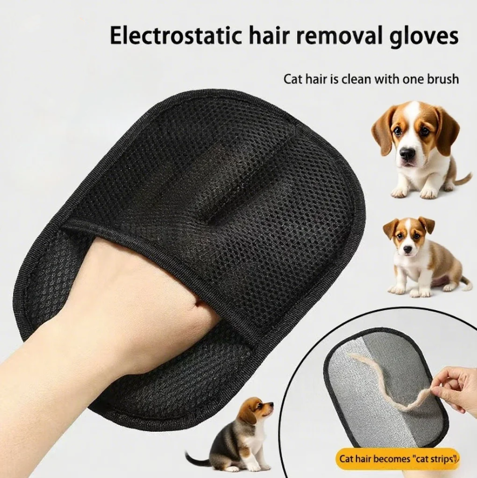 2-in-1 Reusable Pet Grooming G - Rubber Glove Cleaning ulasan dan harga