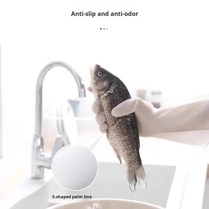 Waterproof Housework Cleaning  - Dish Glove Rubber ulasan dan harga