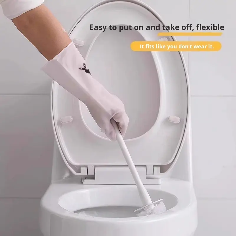 Waterproof Housework Cleaning  - Dish Glove Rubber ulasan dan harga