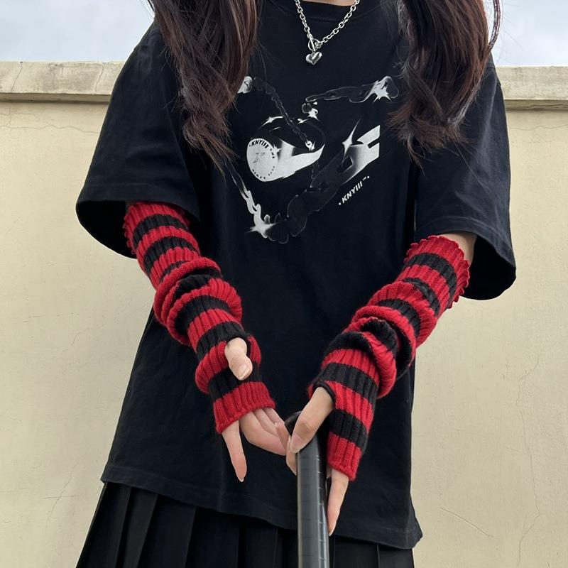 Winter Warm Long Sleeves Gothi - Fingerless Glove Knit ulasan dan harga