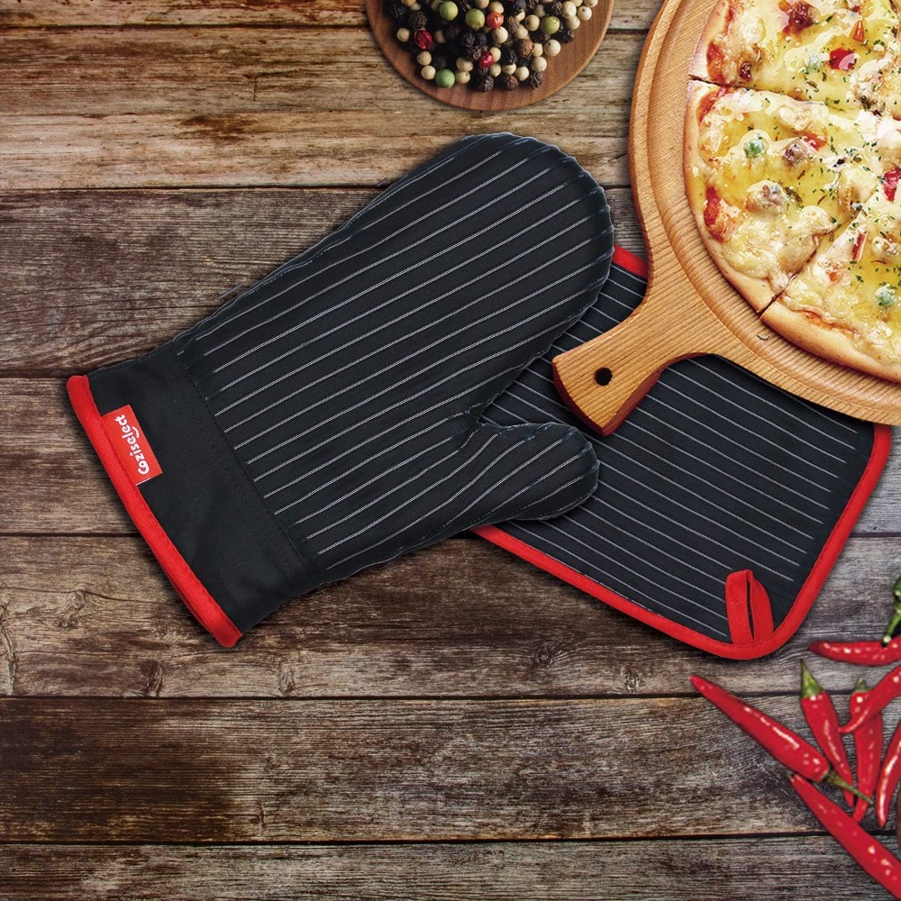 Heat Resistant Oven Mitts and  - Oven Mitt Silicone ulasan dan harga